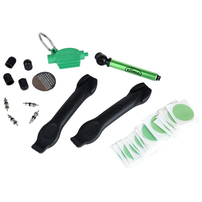Slime 20482 Tire Tackle: Bike Tube Repair & Maintenance Kit, 33 Pieces - Image 2